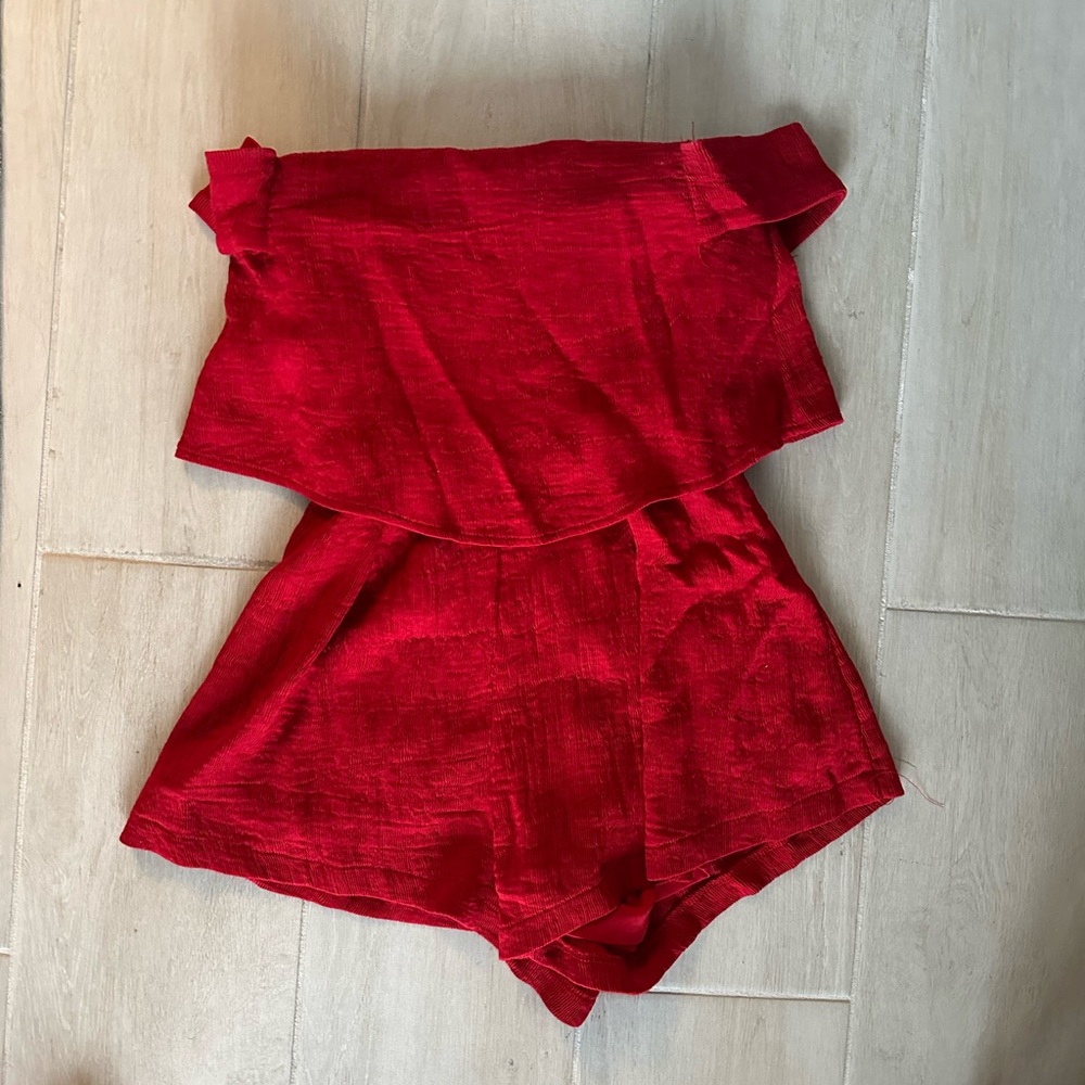 Red Romper by White Fox